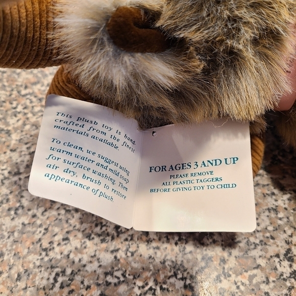 Vintage Big Horn Sheep Rocky Mountain National Park Stuffy, Plushie - Picture 13 of 16